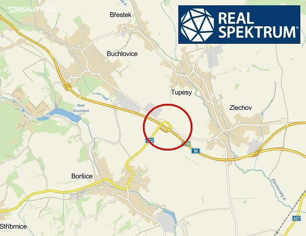 Prodej  komerčního pozemku 12 022 m², Zlechov, okres Uherské Hradiště