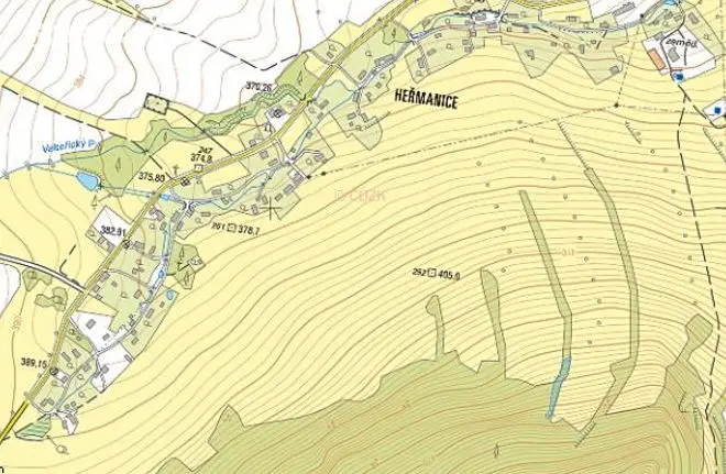 Prodej  lesa 1 714 m², Žandov, okres Česká Lípa