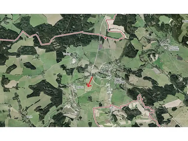 Prodej  komerčního pozemku 10 068 m², Dolní Dvořiště, okres Český Krumlov
