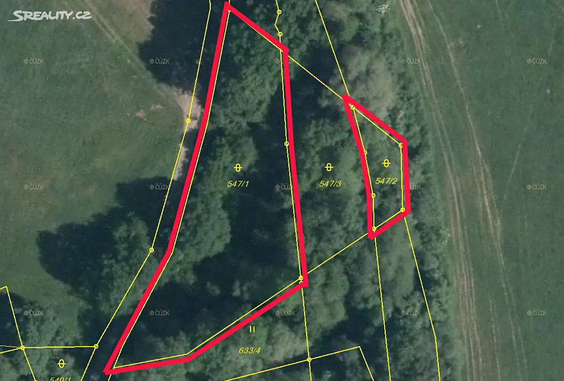 Prodej  lesa 2 484 m², Stružnice, okres Česká Lípa