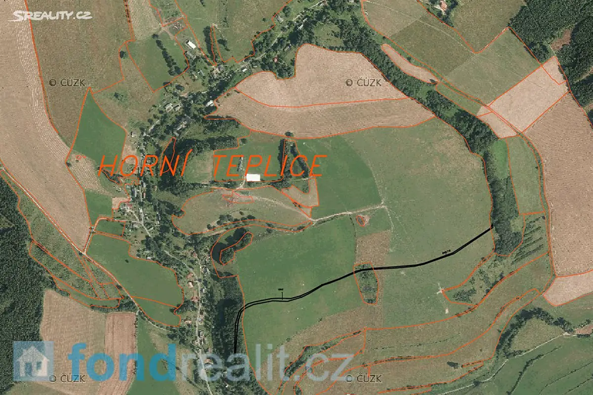 Prodej  pozemku 5 185 m², Teplice nad Metují, okres Náchod