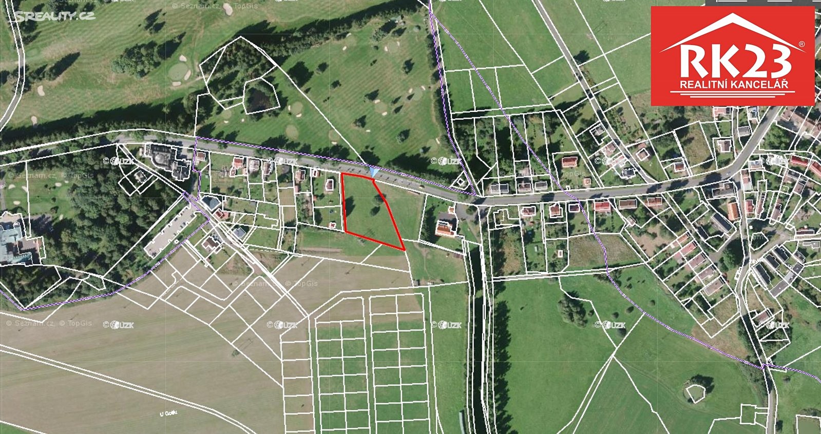 Prodej  stavebního pozemku 4 038 m², Zádub-Závišín - část obce Zádub, okres Cheb