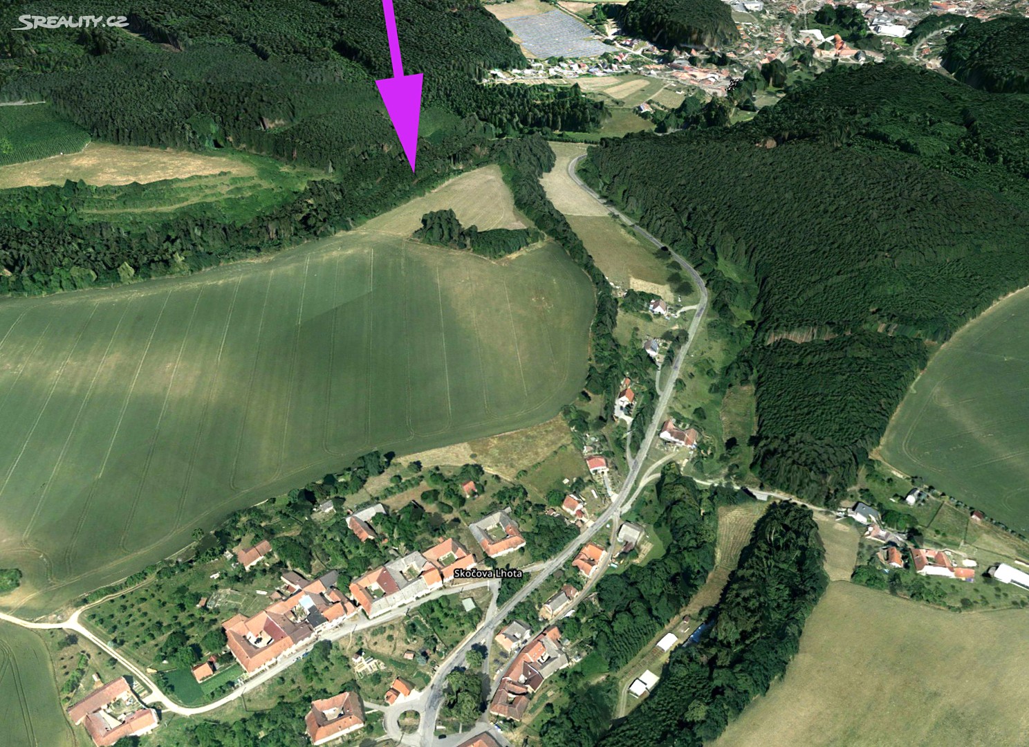 Prodej  lesa 2 625 m², Malá Roudka - část obce Skočova Lhota, okres Blansko