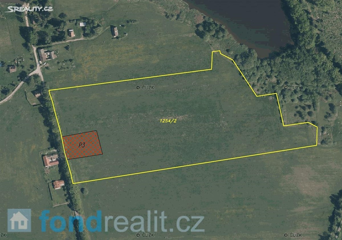 Prodej  pozemku 2 090 m², Nové Hrady, okres České Budějovice