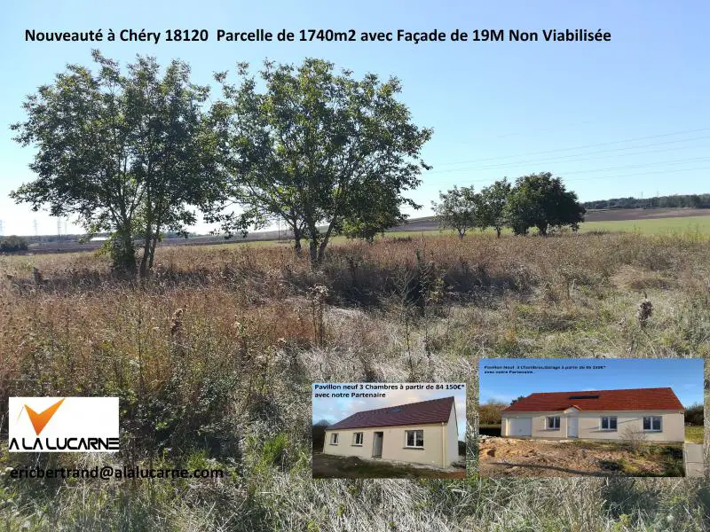 Vente terrain 1 740 m2