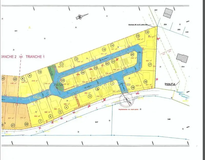 Vente terrain 585 m2