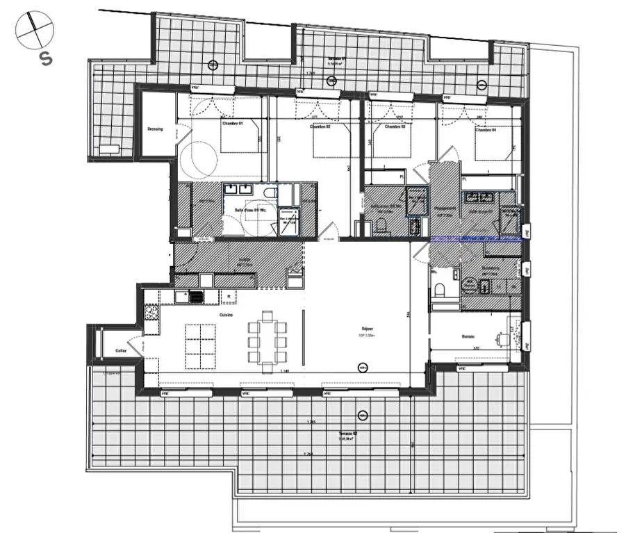 Vente appartement 5 pièces 162,84 m2