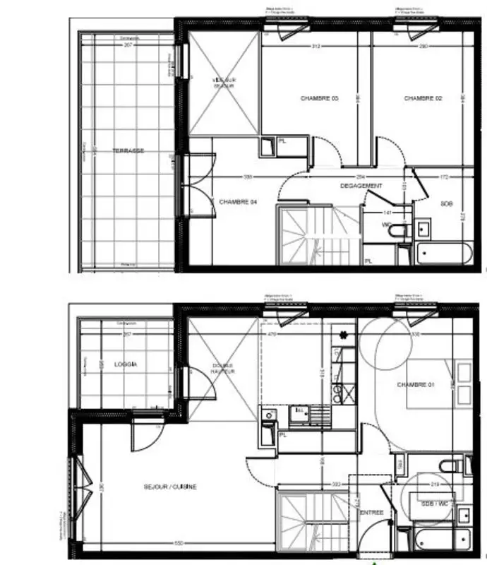 Vente appartement 5 pièces 103 m2