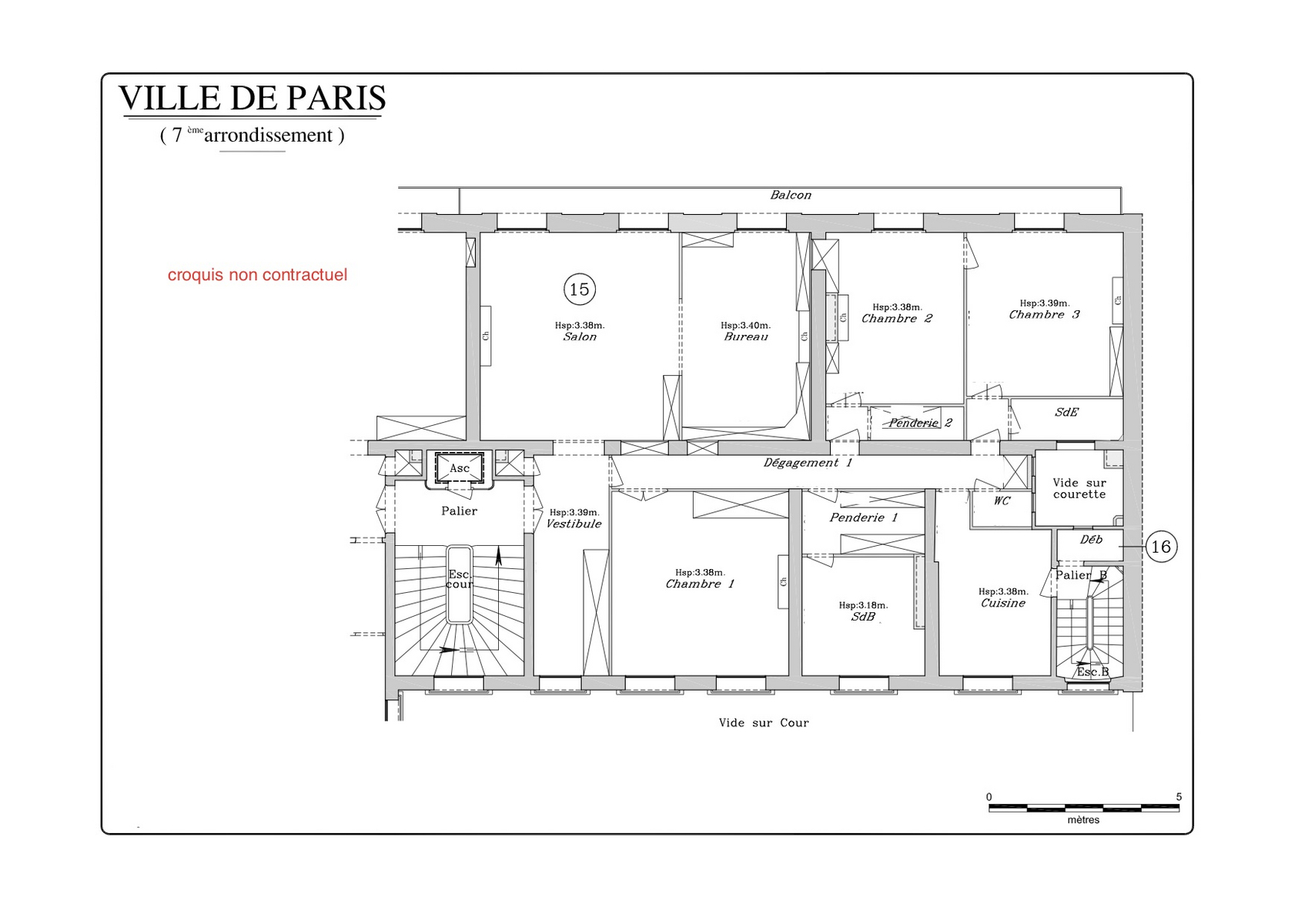 Vente appartement 5 pièces 162,25 m2