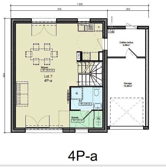 Vente maison 4 pièces 91,9 m2