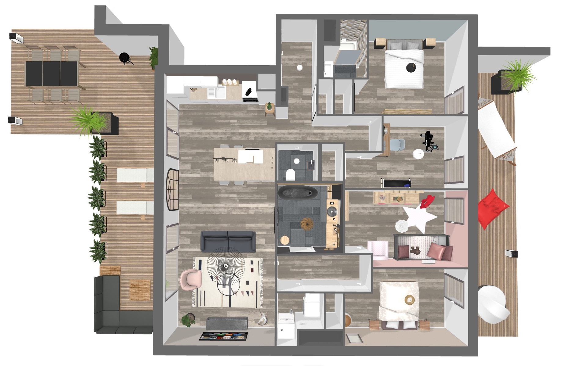Vente appartement 5 pièces 106 m2