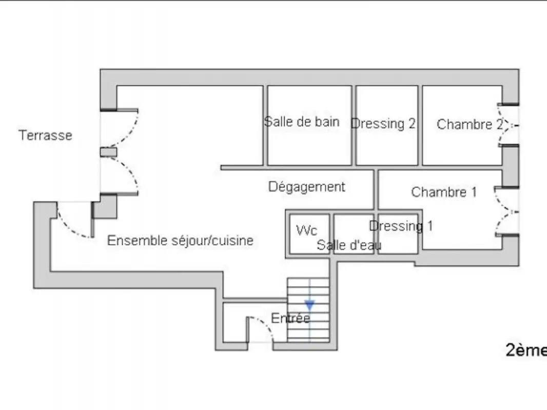 Vente appartement 3 pièces 66 m2