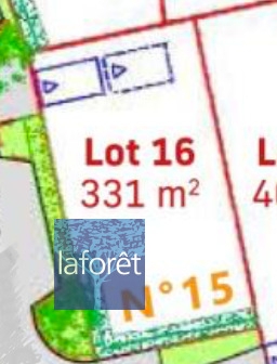 Vente terrain 331 m2