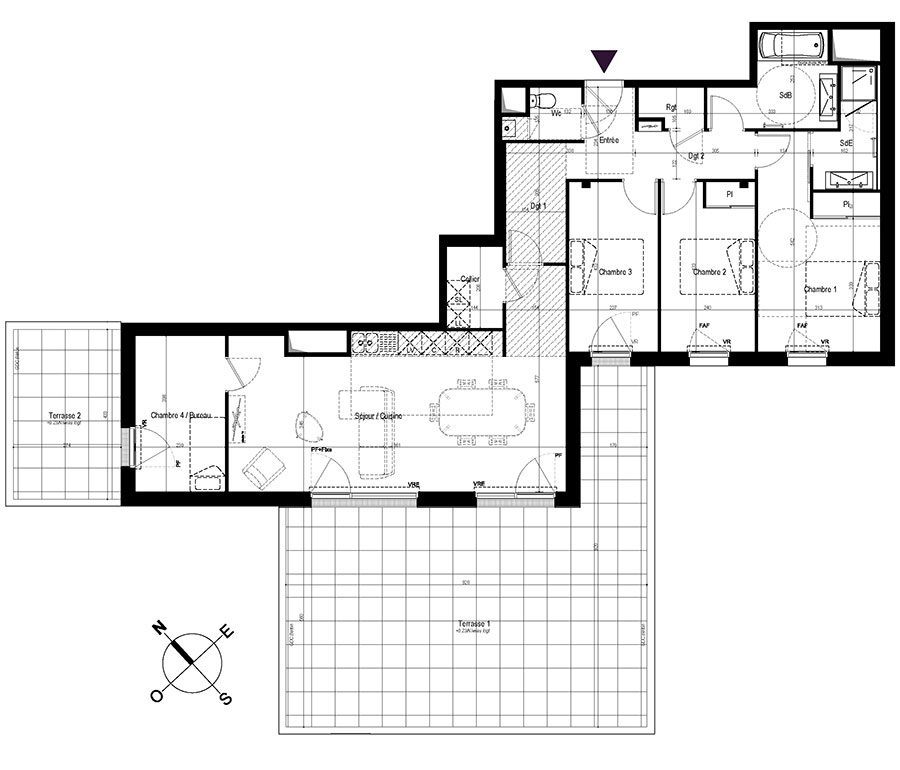 Vente appartement 5 pièces 110 m2