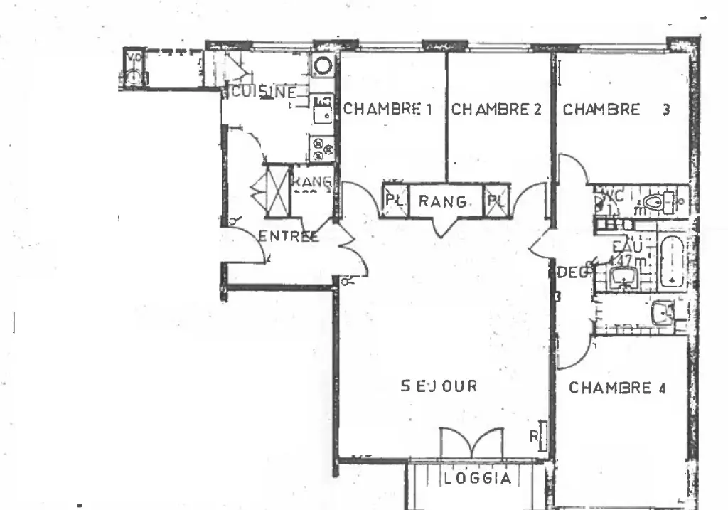 Vente appartement 5 pièces 88 m2