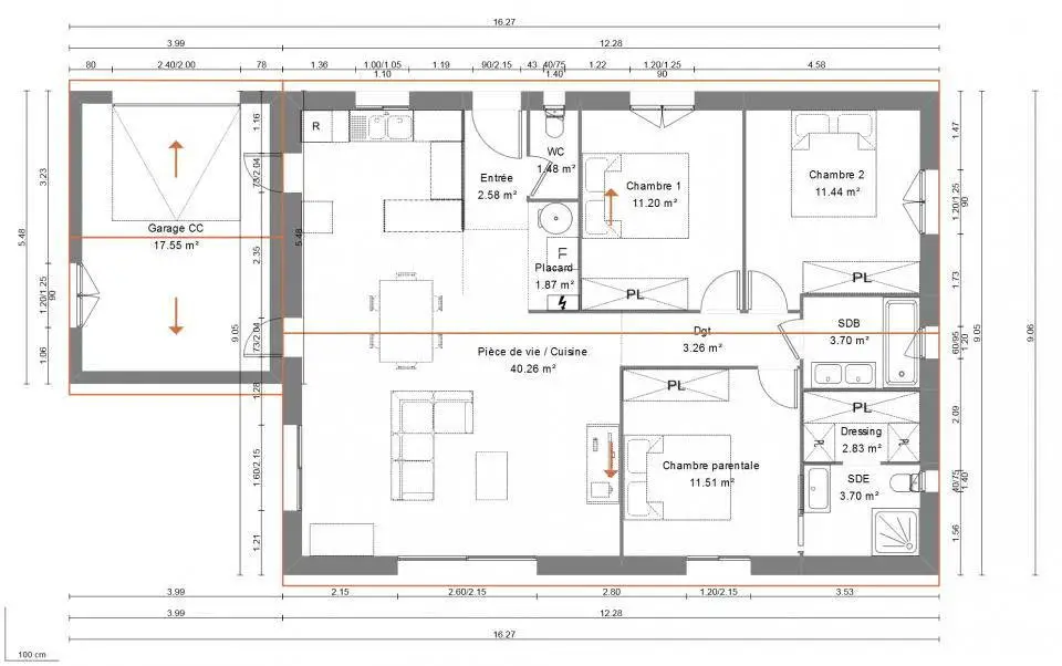 Vente maison 4 pièces 89 m2