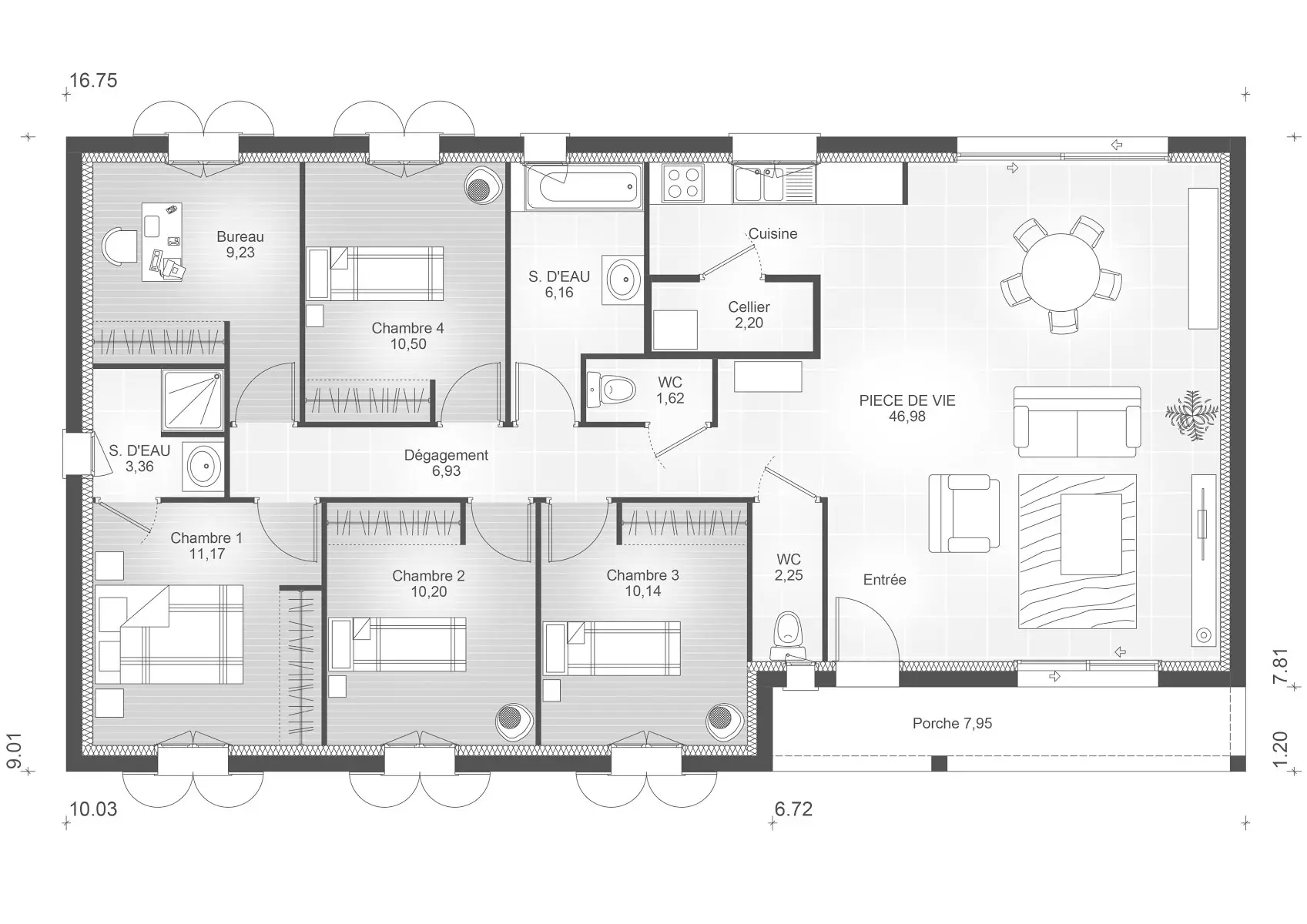 Vente maison 1 pièce 120 m2