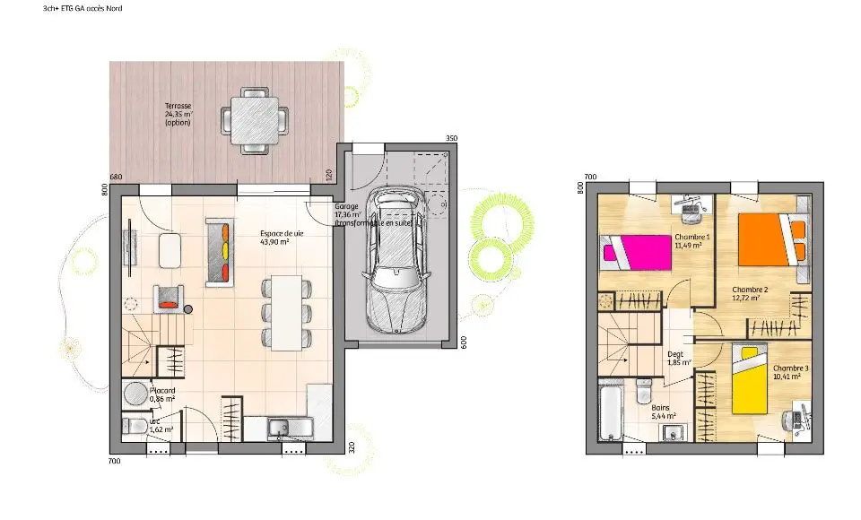 Vente maison 4 pièces 88 m2