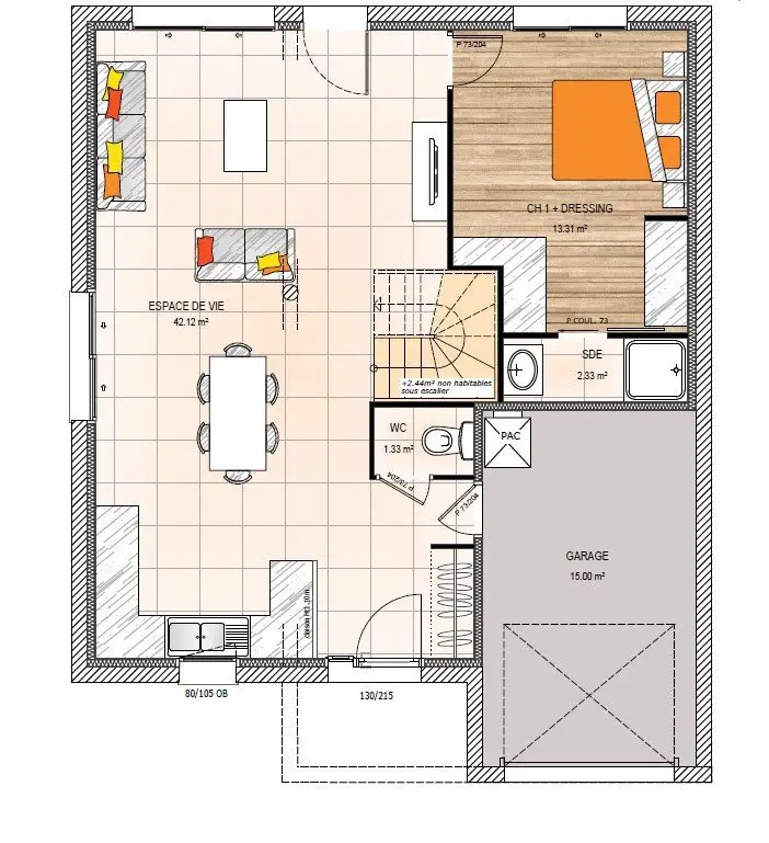 Vente maison 5 pièces 100 m2