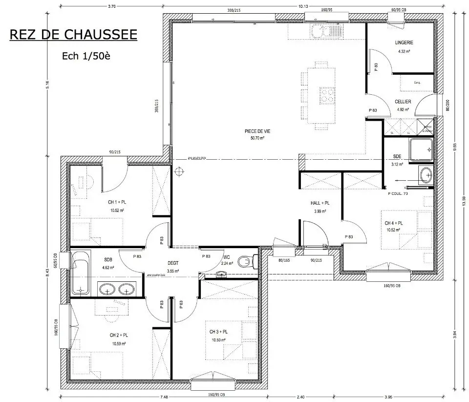 Vente maison 5 pièces 120 m2