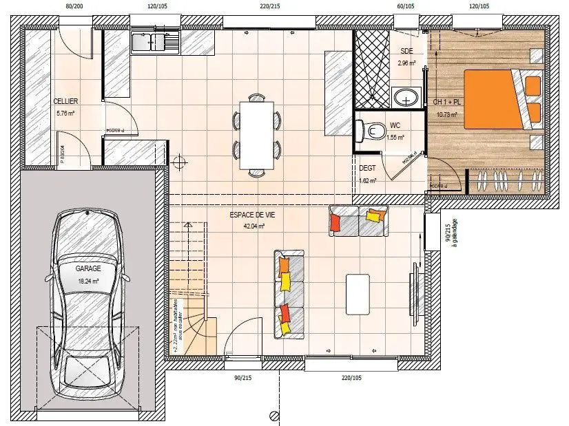 Vente maison 5 pièces 105 m2