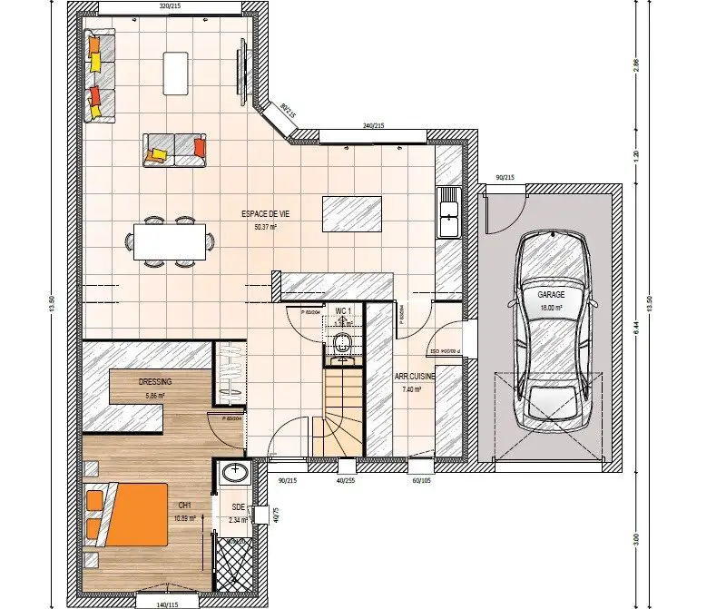 Vente maison 6 pièces 132 m2