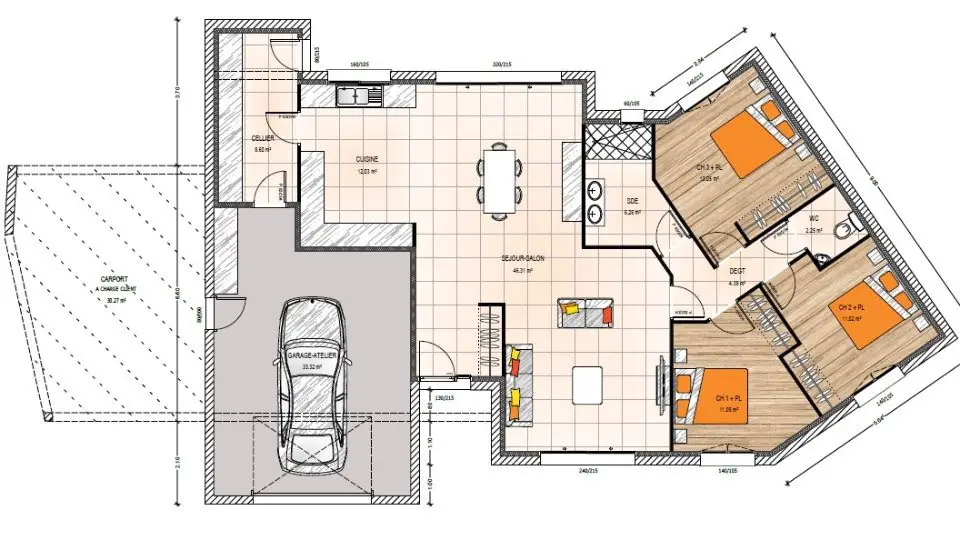Vente maison 5 pièces 115 m2