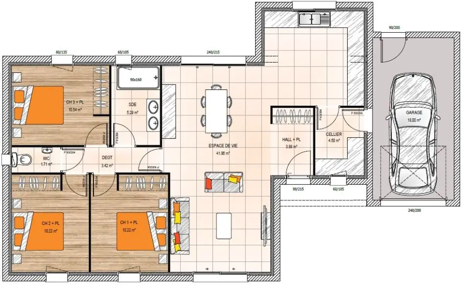 Vente maison 5 pièces 90 m2
