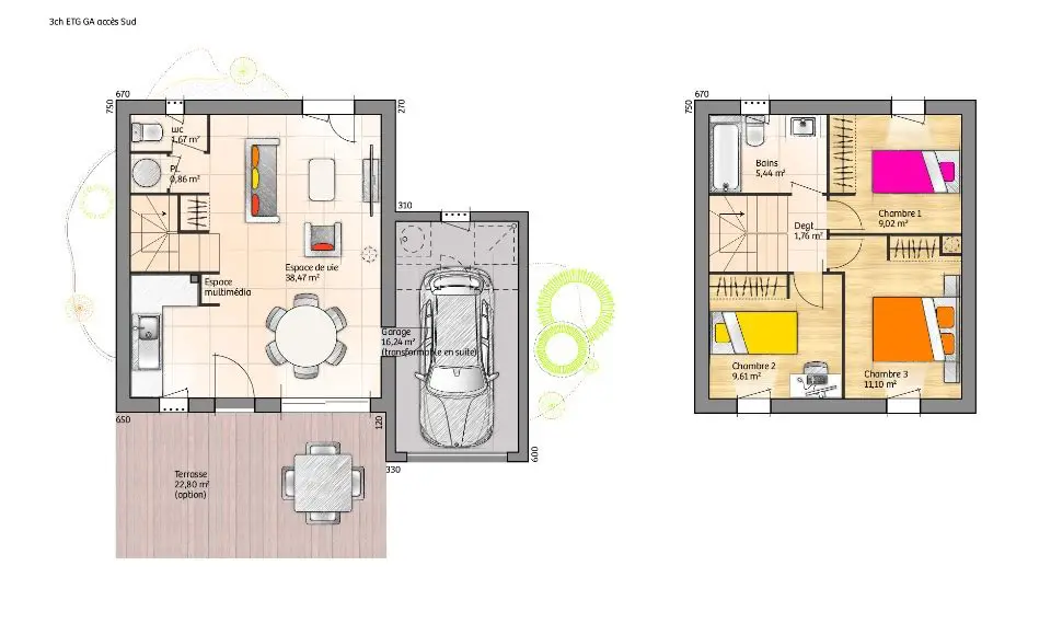 Vente maison 4 pièces 78 m2
