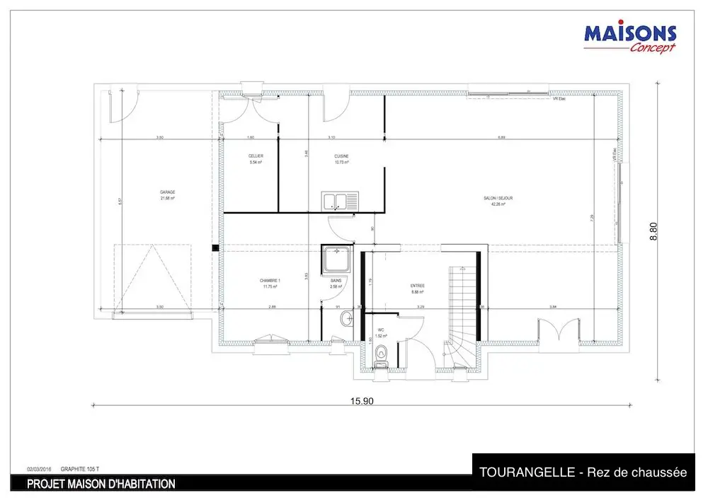 Vente maison 5 pièces 140 m2