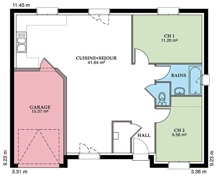 Vente maison 5 pièces 99 m2