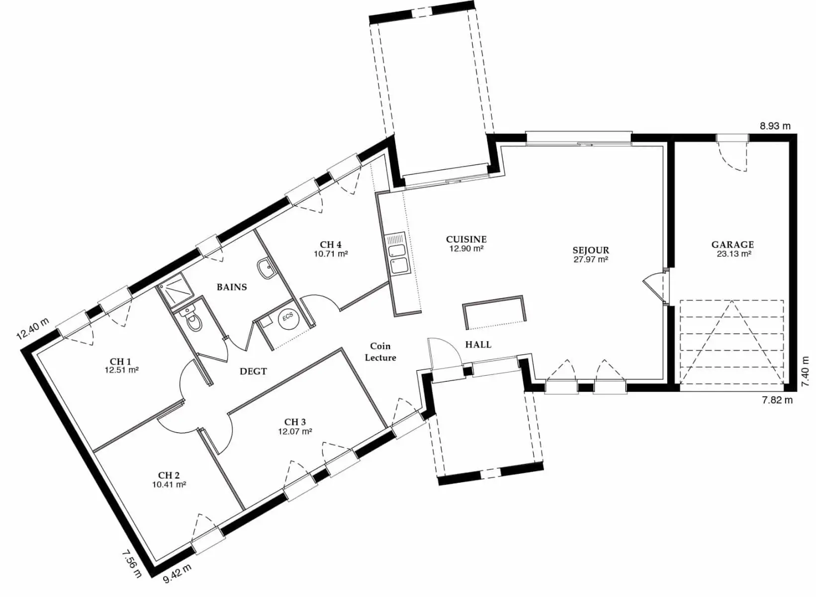Vente maison 4 pièces 111 m2
