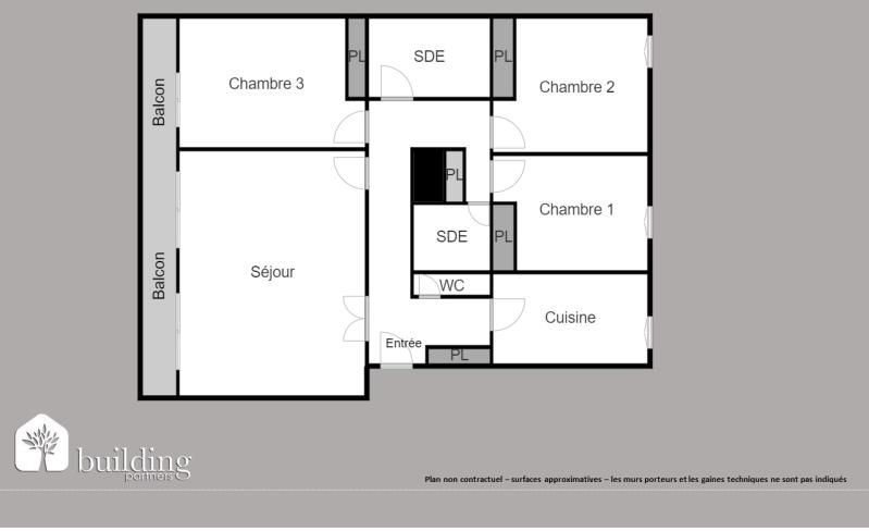 Vente appartement 5 pièces 107,3 m2