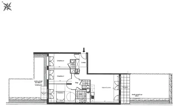 Vente appartement 4 pièces 77,14 m2