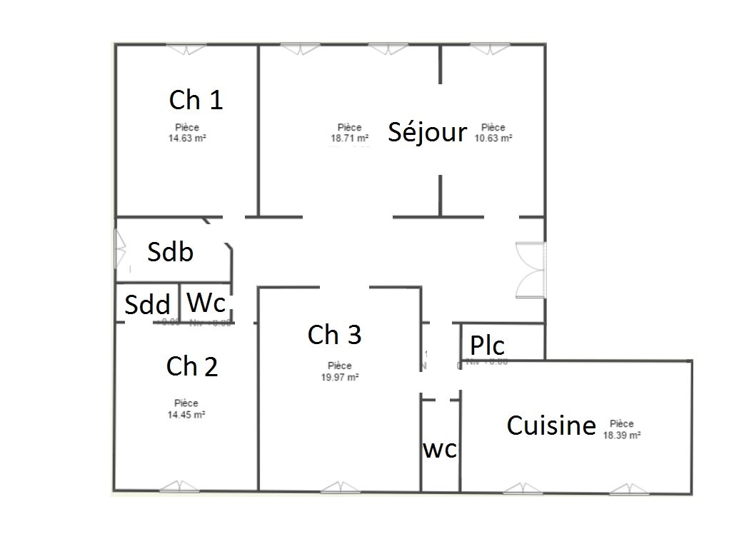 Vente appartement 5 pièces 130 m2