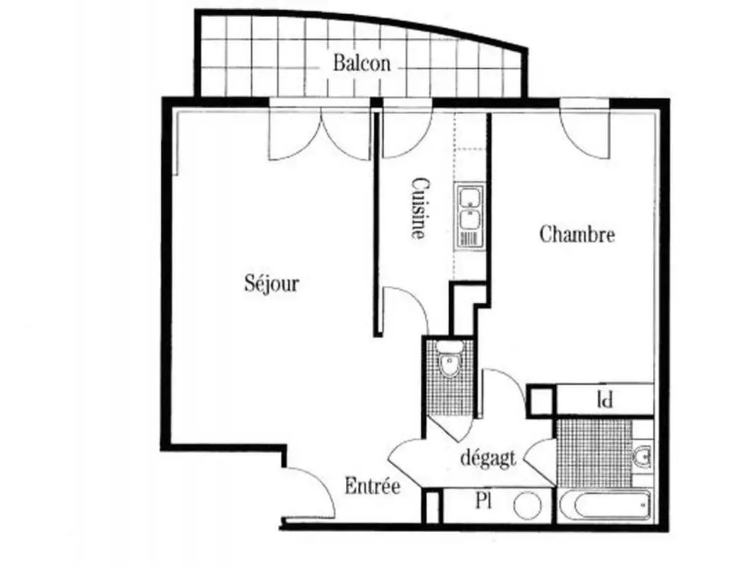 Vente appartement 2 pièces 56,3 m2