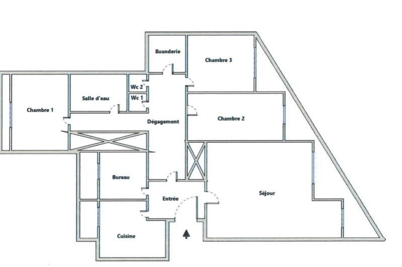 Location appartement 5 pièces 124 m2