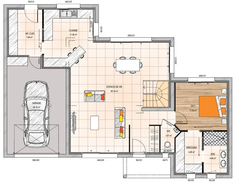 Vente maison 5 pièces 130 m2