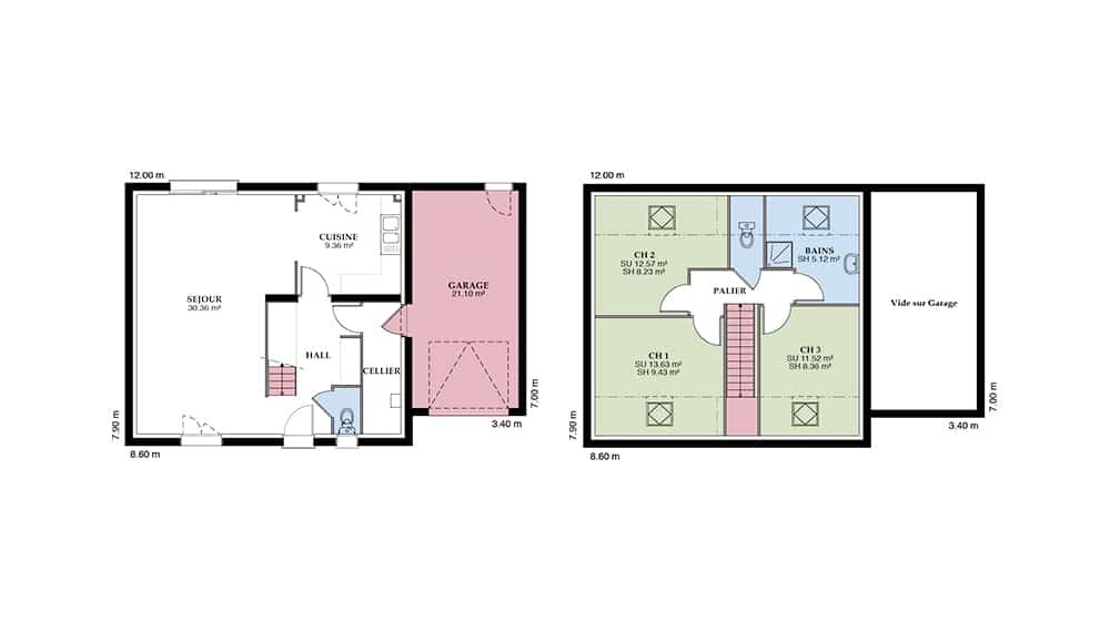 Vente maison 2 pièces 89 m2
