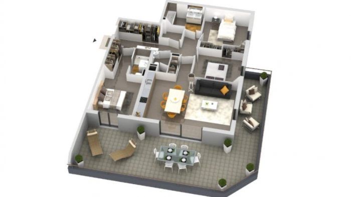 Vente appartement 4 pièces 105 m2