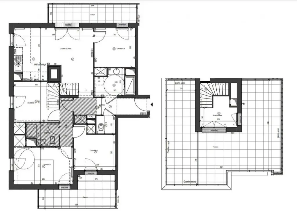 Vente appartement 5 pièces 90 m2