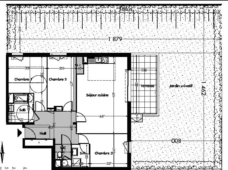 Vente appartement 4 pièces 86 m2