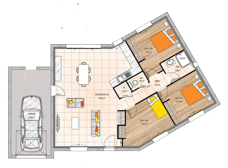 Vente maison 5 pièces 89 m2
