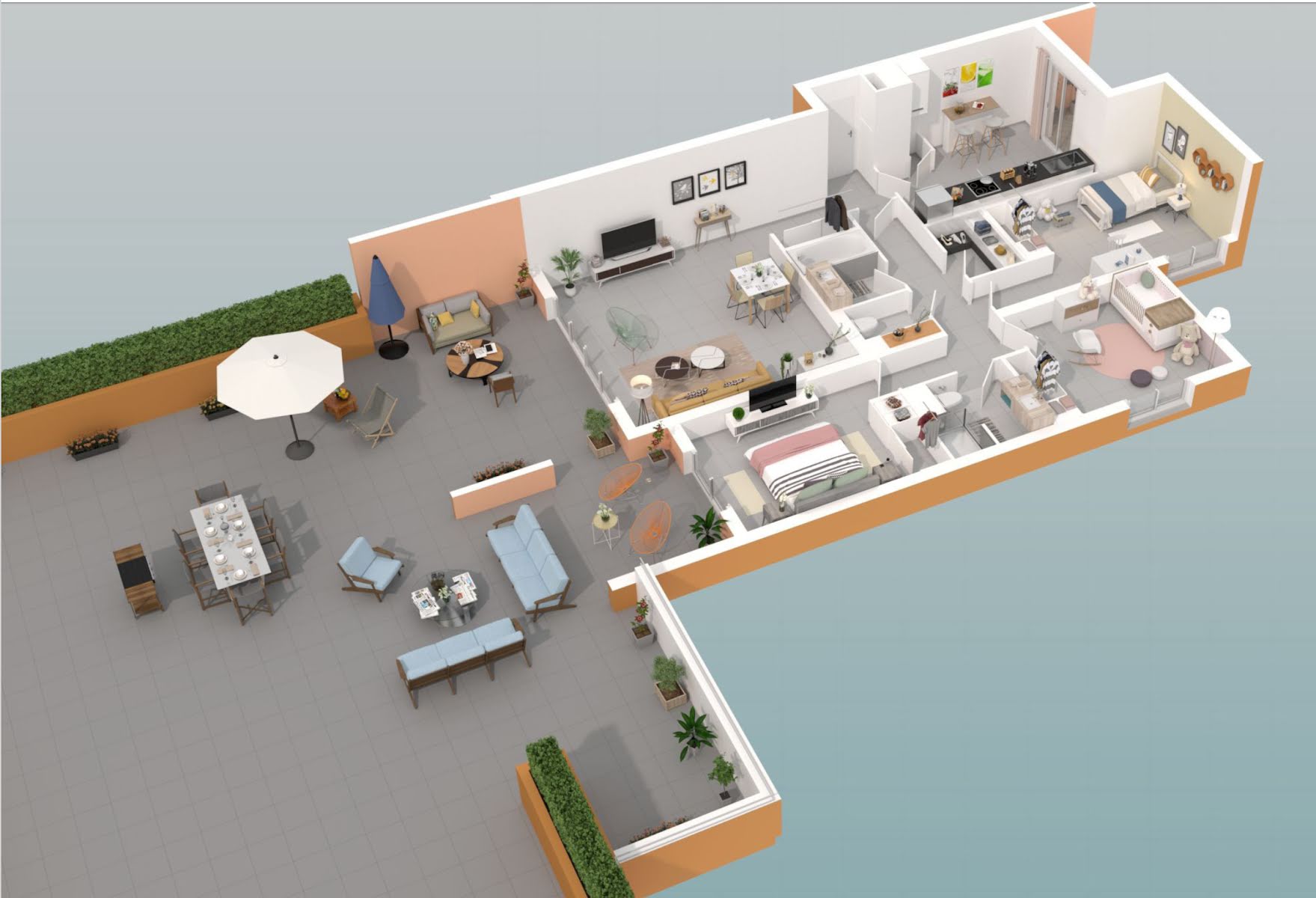 Vente appartement 4 pièces 105 m2
