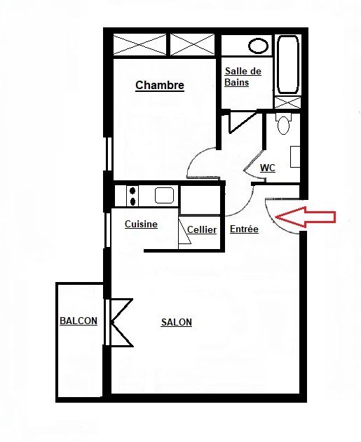 Vente appartement 2 pièces 49,15 m2
