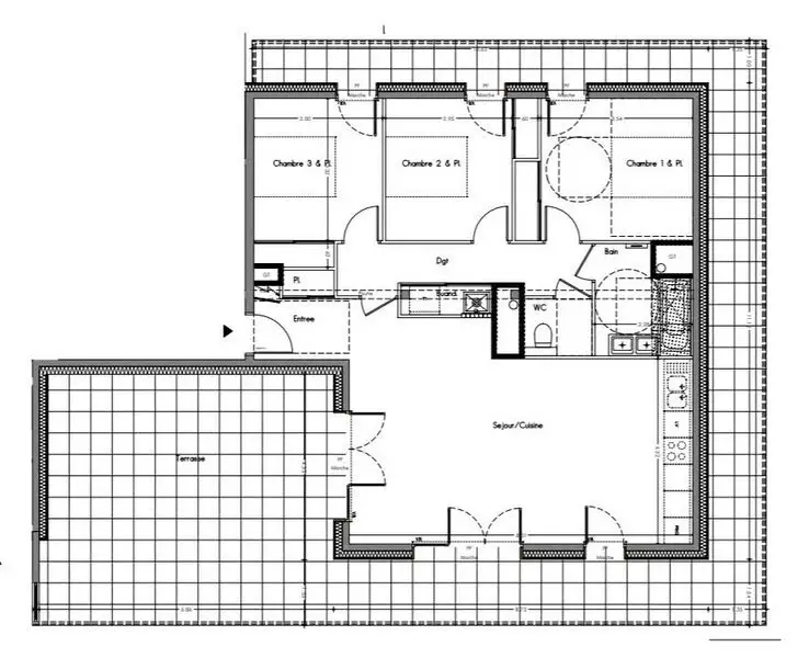 Vente appartement 4 pièces 92 m2