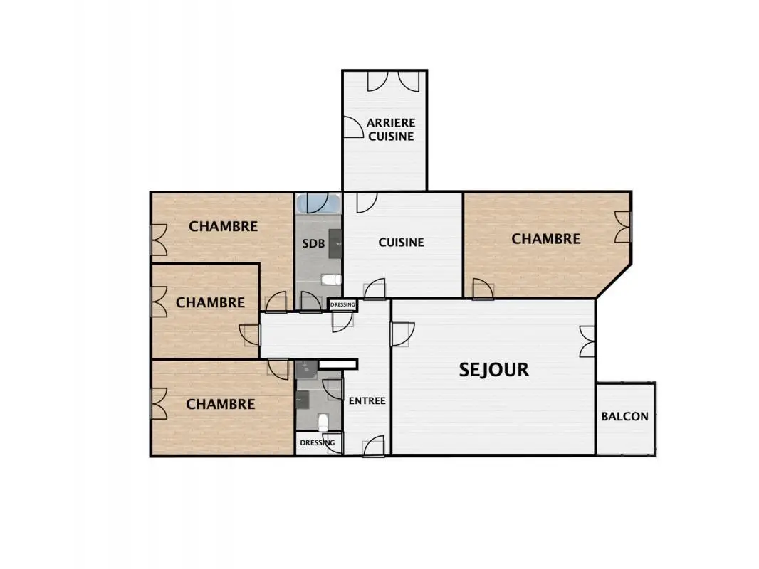 Vente appartement 5 pièces 97 m2