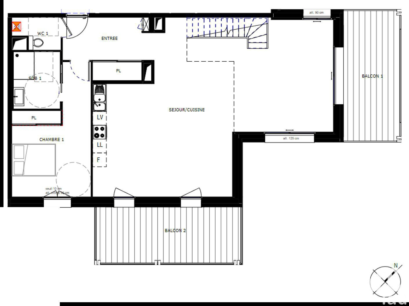 Vente appartement 4 pièces 142 m2