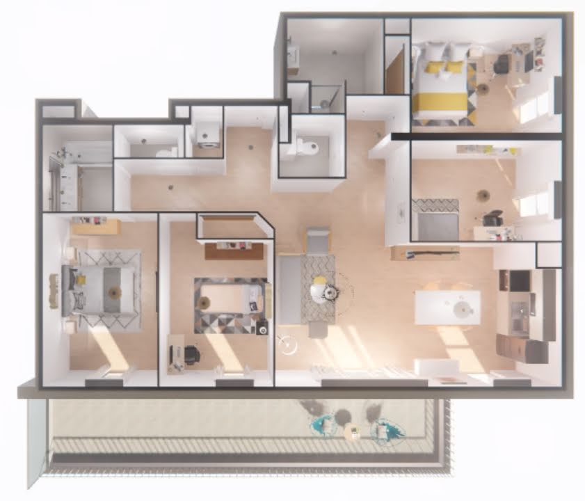 Vente appartement 5 pièces 96 m2