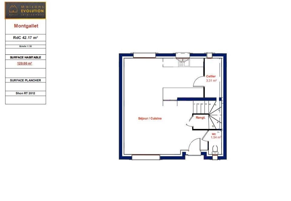 Vente maison 6 pièces 120 m2